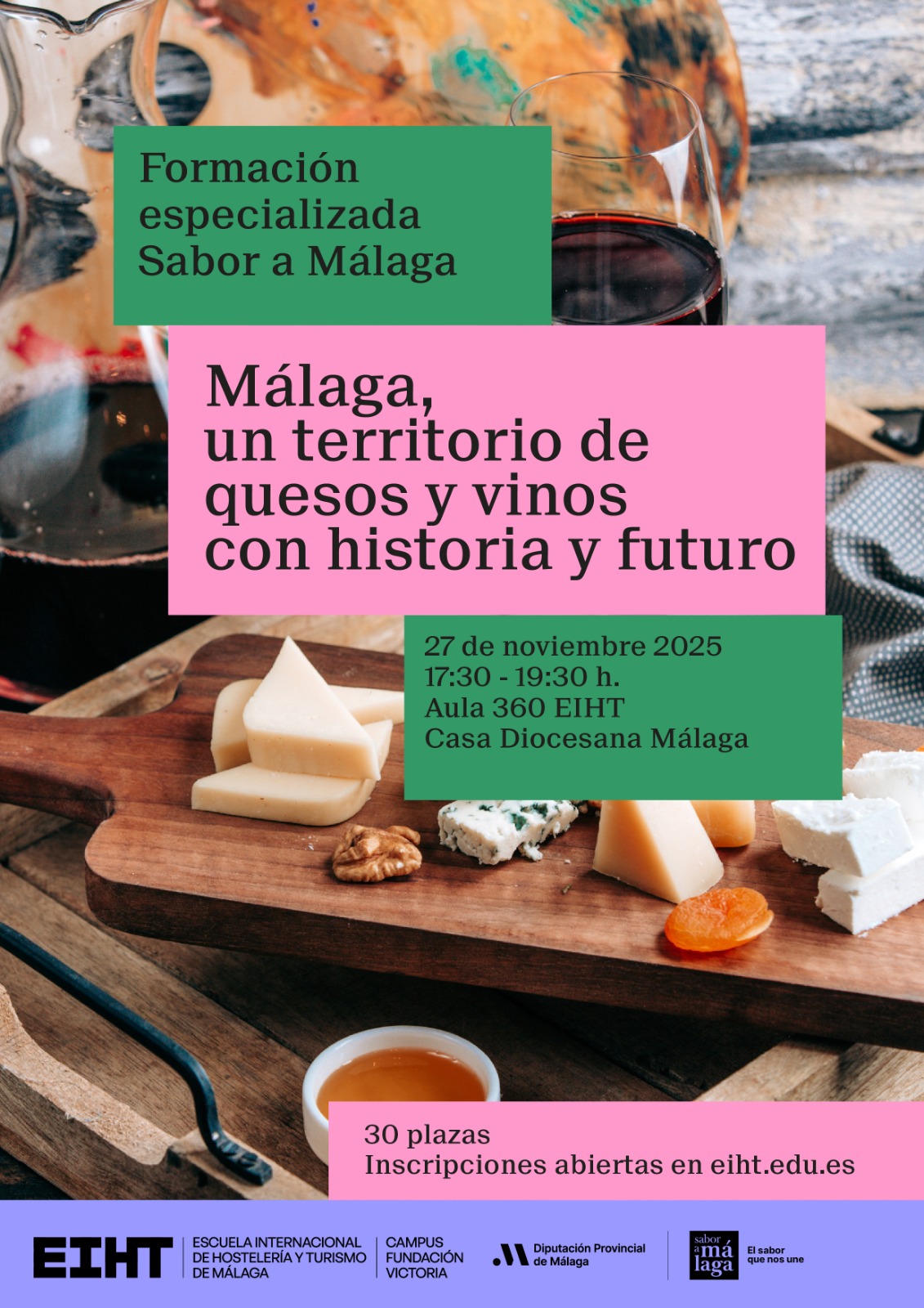 EIHT y Sabor a Málaga impulsan dos nuevas formaciones especializadas centradas en el producto y la gastronomía de la provincia